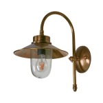 Legacy Metal Wall Light Antique Brass Black - Black