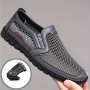 Men's Breathable Slip On Casual Shoes Non Slip Lightweight Low Top Sandals Summer Outdoor Activities Walking Fishing