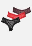 3-PACK V-shape Brasilian Floral Flock - Winetasting