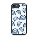 Custom Printed Tpu Cases - Apple Iphone 7 Apple Iphone 8 Apple Iphone Se 2020 Apple Iphone Se 2022 & 39 Blue Rainbow& 39