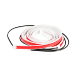 2 Piece Of 1.2M White/red Waterproof LED Warning Strip Light For Car Doors
