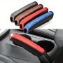 Fit Faux Leather Hand Brake Cover With Red Stitching - Durable Gear Shift & Handbrake Protector For Car Interior