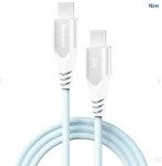 Huntkey Cab Usb-c To Usb-c 5A 100W Blue