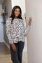 Anna - Button Through Cardi Scattered Aztec - Size 5 / XX Large