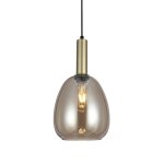 Vero Metal And Glass Pendant Light - Gold