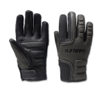 Waterproof Dyna Knit Mixed Media Gloves – Black Olive & Harley Black