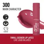 Rimmel Thrill Seeker Lip Latex 6ML - Main Character 1