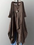 Plus Size Plaid Print Dress Casual Asymmetrical Hem Crew Neck Dress For Spring Women's Plus Size Clothing