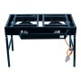 2-BURNER Folding Boiling Table / Gas Stove Medium Duty
