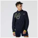 New Balance Men's Graphic Impactrun Packable Jacket - Md Sulphur Yellow