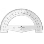 180?? 15CM Transparent Protractor Art 208
