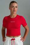 Fitted Active T-Shirt - XL Red