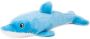 Jigglerz Squeaky Dog Toy - Blue Dolphin