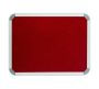 Parrot Products Info Board Aluminium Frame 600 450MM Burgundy