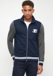 Ben Sherman Varsity Bomber Jacket - Navy melange