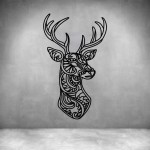 Zen Deer - Rust Coat L 600 X H 1000MM