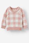 Cotton On Organic Raglan Knit Sweater - Zephyr buffalo Check