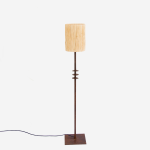 Raffia Floor Lamp - Short Man