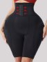 Women's Adjustable Breasted Shapewear Shorts Butt Lifting Tummy Control Breathable Sports Shorts