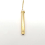 Mindful Breathing Necklace - Gold
