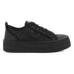 Pierre Cardin Canvas Sneaker - Black - 8