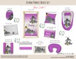 Cot Duvet Bedding Eeyore Purple Oldie Set