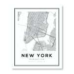 New York Art Print - A4