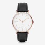 Hallfield Golden Black Womens Watch