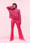 Flared Trousers - Cerise