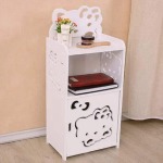 Assemble Wooden Side Table Small Cabinet For Kids