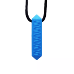 Sensory Chewable Necklace Crystal - Blue