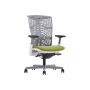 Ergonomic Mesh Office Chair With Perforated Backrest And Seat Cushion