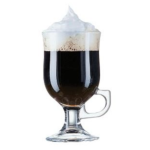 Clear Glass Mug Irish Coffee Mug Low Handle Set Of 6