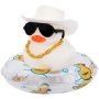 Wonuu Car Accessories Rubber Ducks Dashboard Decorations Rubber Duck Pink Accessories Dashboard Duck Car Decorations Car Ducks F