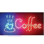 Coffee Ice Cream Open Close LED Sign