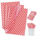 Beishida Mother's Day Tissue Paper Bulk Red White Diagonal Stripe Wrapping Tissue Paper For Gift Bags 14 X 20 Inch Gift Wrap For