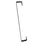 Splashworks Ash Single Towel Rail Matt Black 600MM