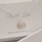 Amada 925 Sterling Silver Flower Necklace 12.5CM 45CM Chain