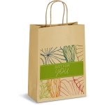 Ecological Digital Print Midi Paper Gift Bag 150GSM