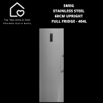 Smeg Stainless Steel No Frost Upright Full Fridge - 380L Bigger Capacity