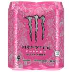 Monster Energy Drink Ultra Rosa 4X500ML