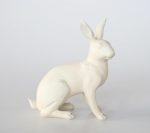 Cream Sitting Rabbit 24X23CM