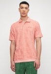 Ben Sherman Terry Textured Polo - Pink