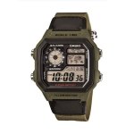 Casio Digital Cloth Band Men's Watch AE-1200WHB-3BVD