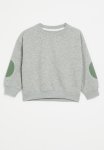 PoP Candy Sweat Top -grey & Olive Green