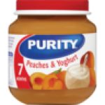 Purity From 7 Months Peaches & Yoghurt Yogi 125ML