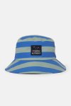 Striped Bucket Hat - O Blue