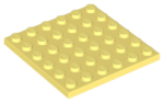 Parts Plate 6 X 6 3958 - Bright Light Yellow