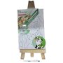 Artist Coloring 10X15CM Easel With Acrylic Paint & Brush Combo + Revibe Pen