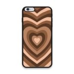 Custom Printed Tpu Cases - Apple Iphone 6 Plus Apple Iphone 6S Plus & 39 Brown Heart& 39 By